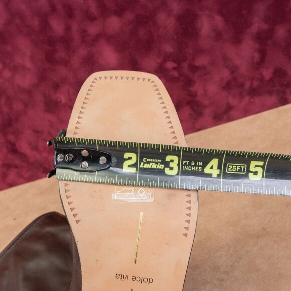 Dolce Vita Women Evi Brown Leather Moto Biker Metal Harness Fashion Boots sz 6.5 - Picture 6 of 9